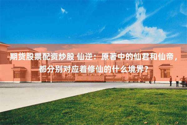 期货股票配资炒股 仙逆：原著中的仙君和仙帝，都分别对应着修仙的什么境界？