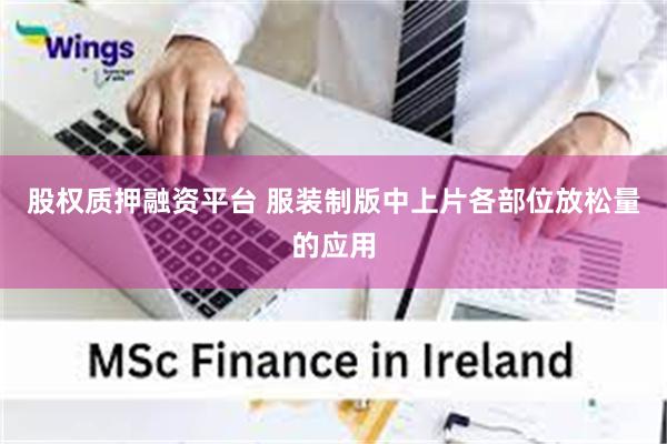 股权质押融资平台 服装制版中上片各部位放松量的应用