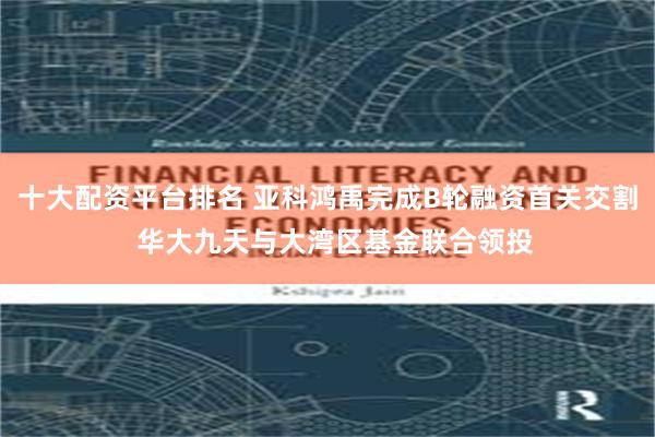 十大配资平台排名 亚科鸿禹完成B轮融资首关交割  华大九天与大湾区基金联合领投