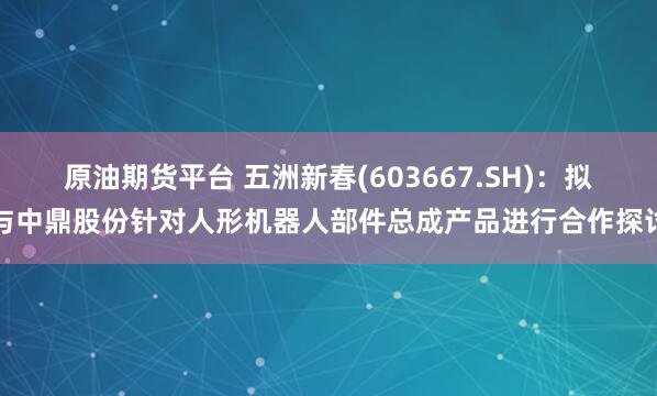 原油期货平台 五洲新春(603667.SH)：拟与中鼎股份针对人形机器人部件总成产品进行合作探讨