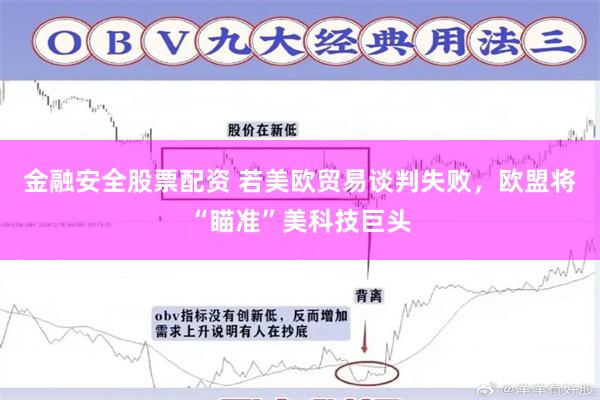 金融安全股票配资 若美欧贸易谈判失败，欧盟将“瞄准”美科技巨头