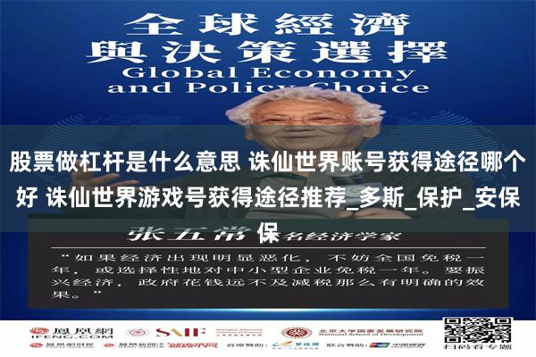 股票做杠杆是什么意思 诛仙世界账号获得途径哪个好 诛仙世界游戏号获得途径推荐_多斯_保护_安保